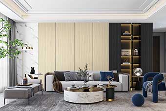 铜陵轻奢风格-客厅