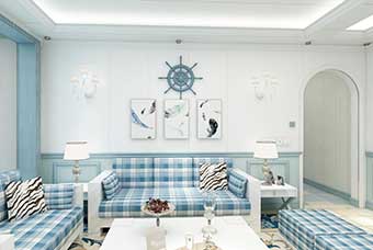 铜陵地中海风格-客厅