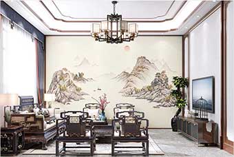 铜陵森佰汇航空纤维墙咔（巴山蜀水）