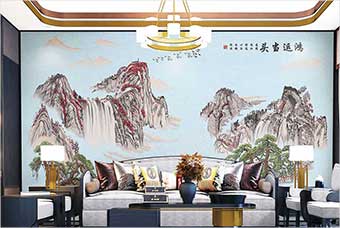 铜陵森佰汇航空纤维墙咔（鸿运当头）